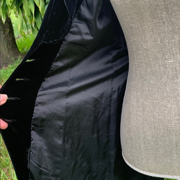 Twenty8Twelve by S. Miller Black Velvet Jacket Size 2 - Picture 13 of 17